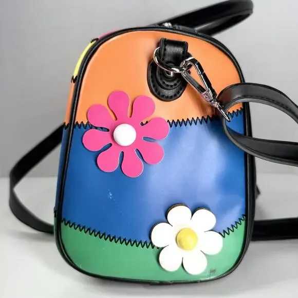 Current Mood Sunshine Mushroom Butterfly 70s Hippie Purse Bag Dolls Kill 60s - Picture 4 of 9